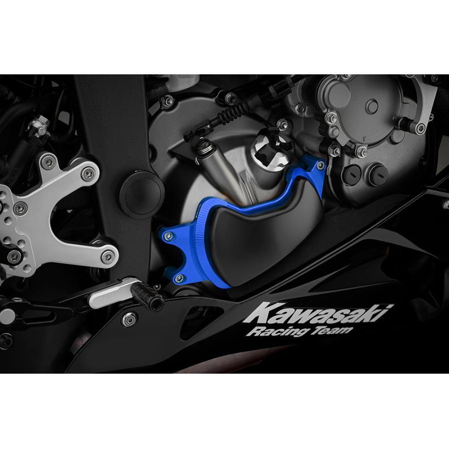 い バイカーズ エンジンガード 右側 ZX-6R ブルー 【公式通販】
