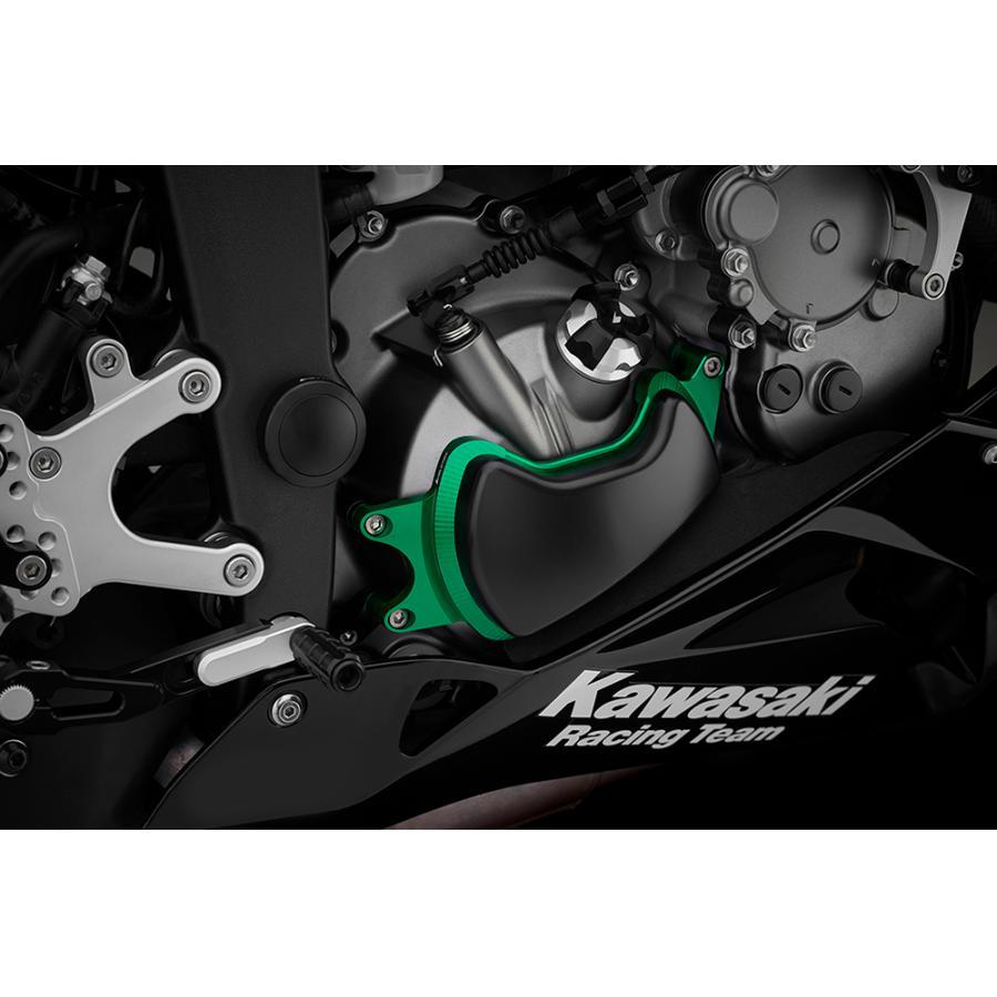 バイカーズ エンジンガード 右側 ZX-6R グリーン_1