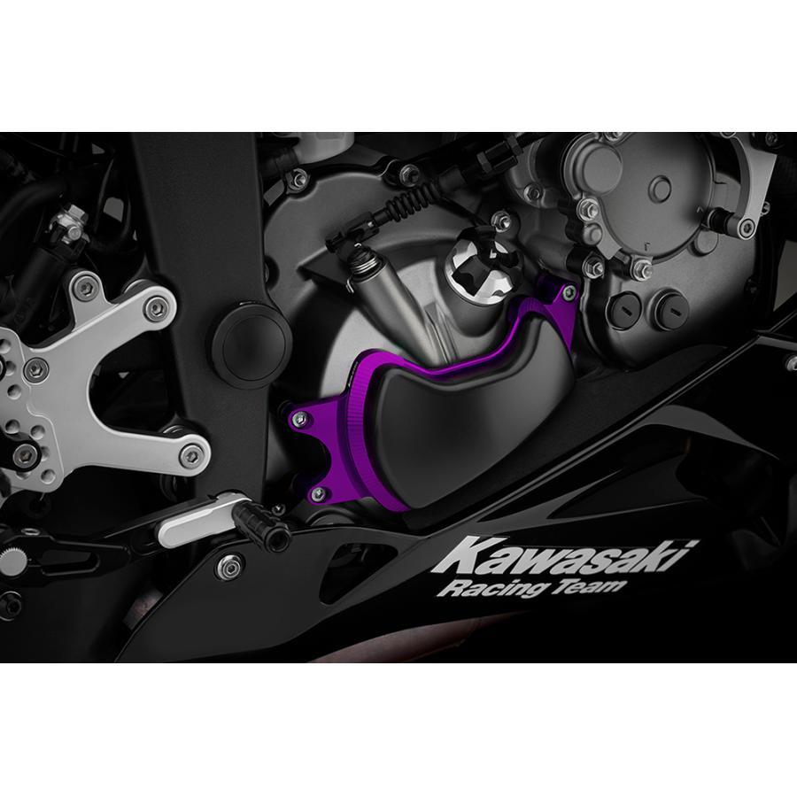 バイカーズ エンジンガード 右側 ZX-6R パープル_1