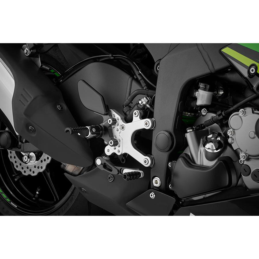BIKERS バイカーズ バックステップ ZX-6R ブラック : バイク・車