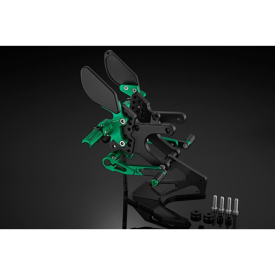 バイカーズ バックステップ ZX-6R グリーン 【公式通販】