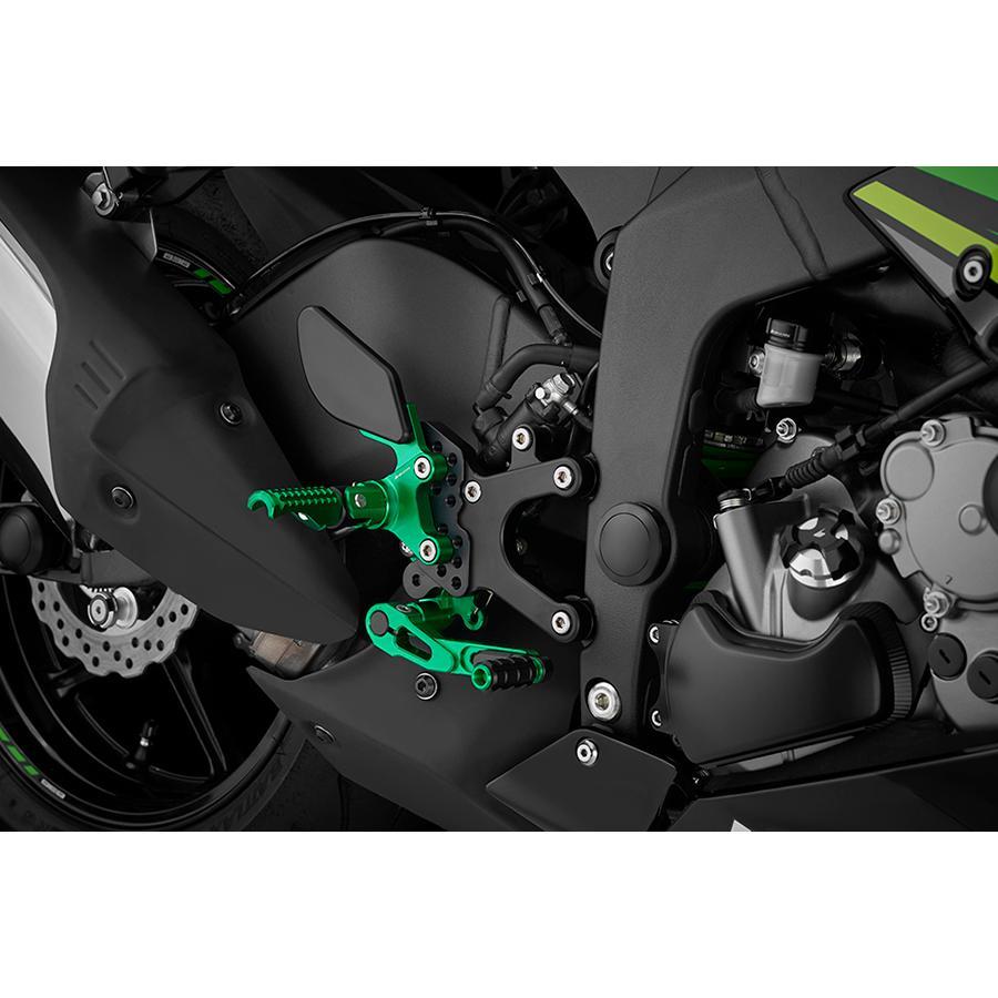 バイカーズ バックステップ ZX-6R グリーン 【公式通販】