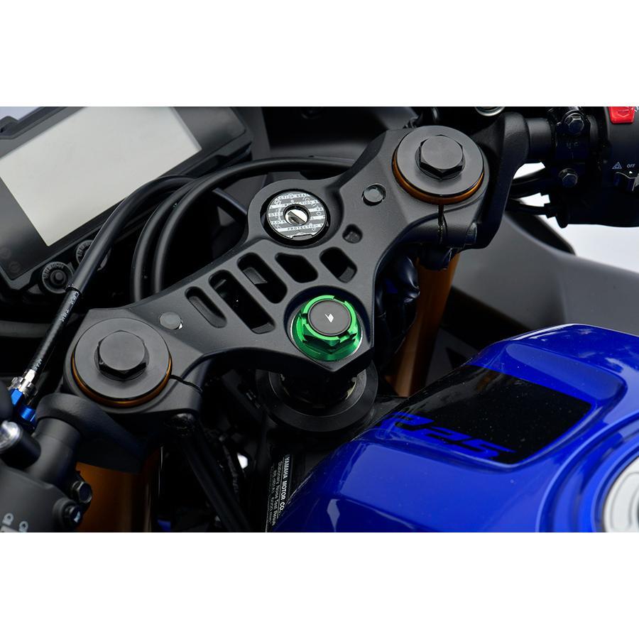BIKERS（バイカーズ） ステムトップボルト ステムナット グリーン YZF
