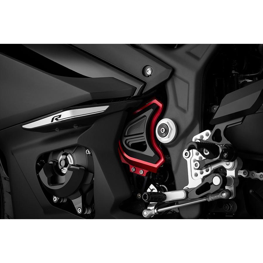 バイカーズ フロントスプロケットカバー レッド YZF-R25 R3 MT-25 03の画像