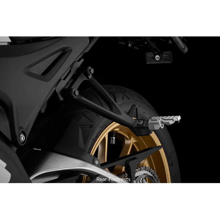 BIKERS（バイカーズ） リアフットレスト シルバー YZF-R15/R125 XSR125