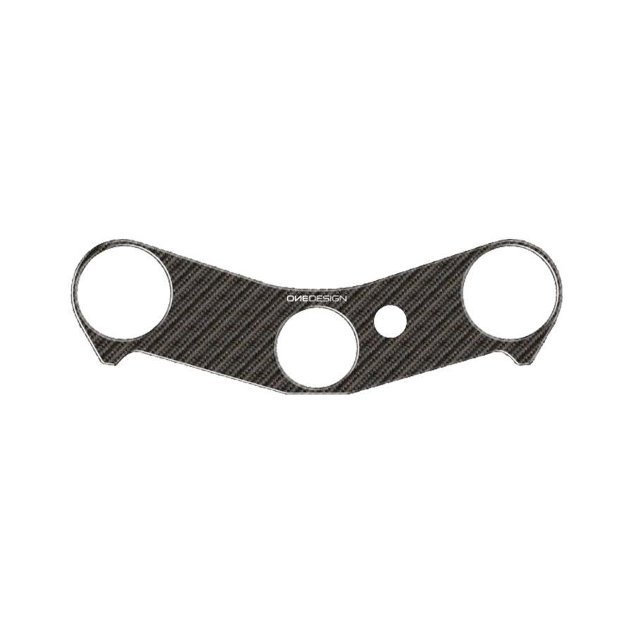 トップブリッジ ステッカー ワンデザイン YAMAHA YZF-R1 カーボン柄