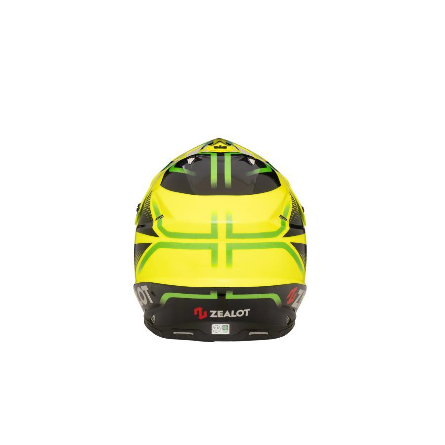 【正規品】シャクティマット イエロー／レベル２ ZEALOT（ジーロット） マッドジャンパー2 オフロード用 ヘルメットオフ