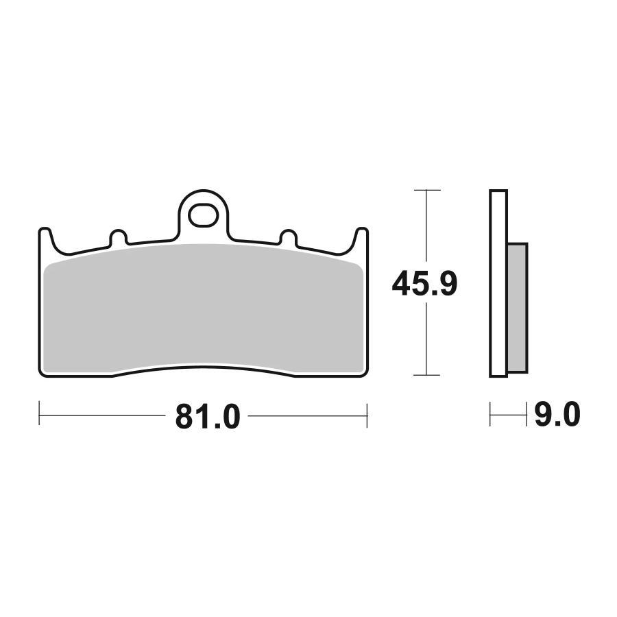 brembo（ブレンボ） セリエオロ セリエオロ ブレーキパッド SA (ダブル