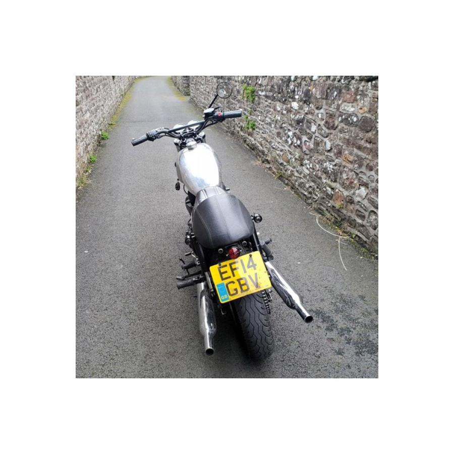 Motone(モートーン) フェンダーレスキット BEL AIR LEDライト ブラック 空冷 T100 スクランブラー Scrambler スラクストン Thruxton CBS-T-002-MEL008の画像