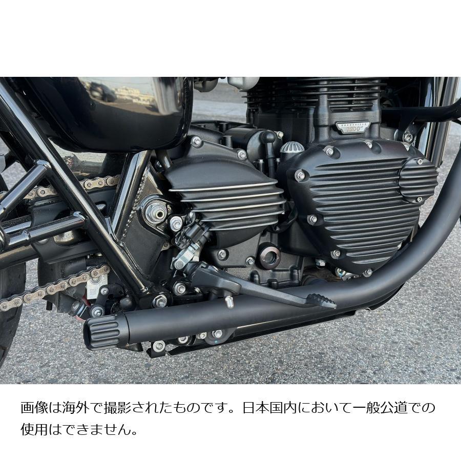 ボンネビル★モートーン エキゾーストエンド JUPITER-2 ブラック Motone(モートーン) エキゾーストエンド JUPITER 2 アルミ ブラック