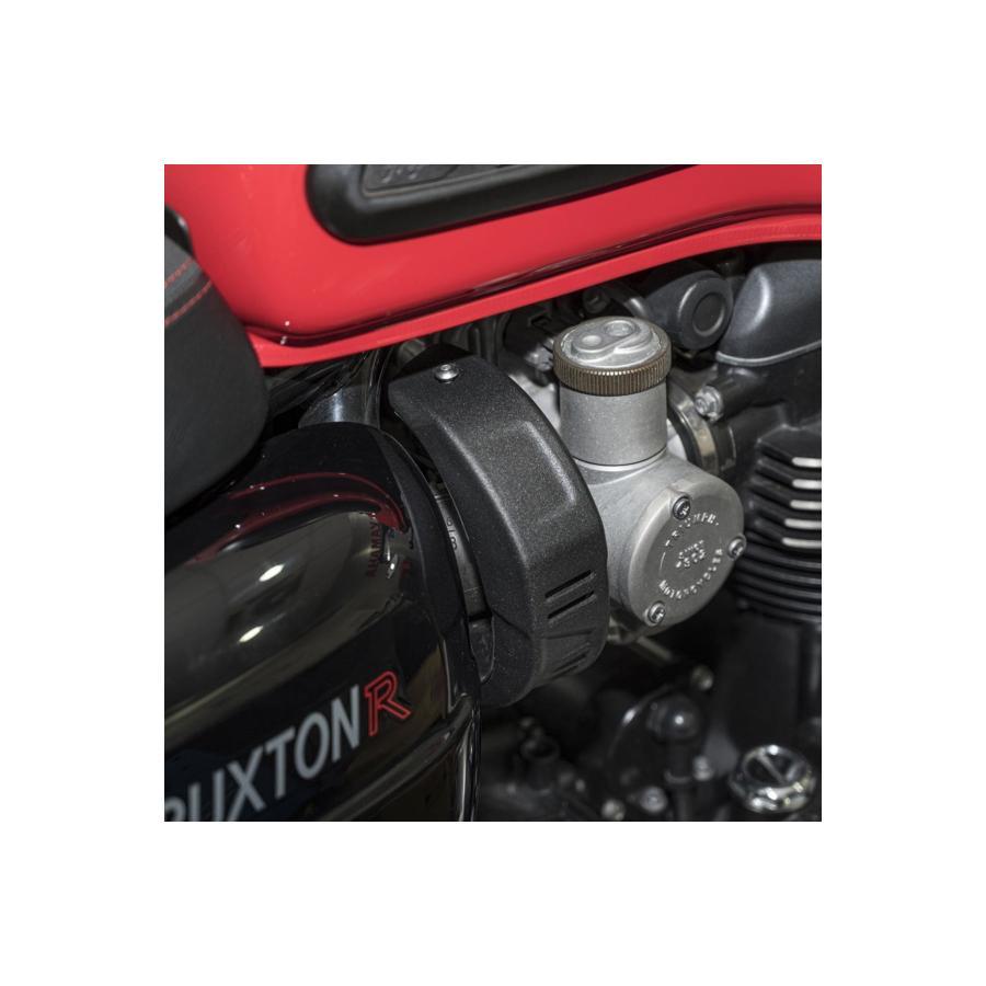 Motone(モートーン) インテークカバー ZEPHYR ブラック スラクストン Thruxton1200/R/RS Bobber Speedmaster MMU579_4