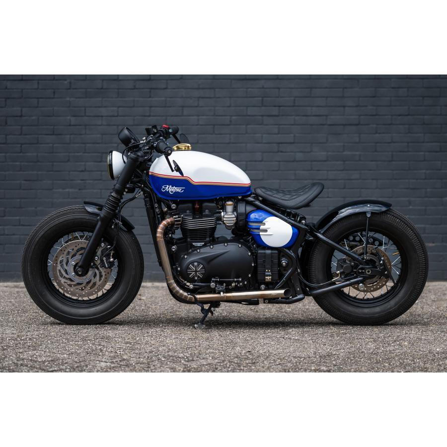 Motone(モートーン) インテークカバー ZEPHYR ブラック スラクストン Thruxton1200/R/RS Bobber Speedmaster MMU579_6
