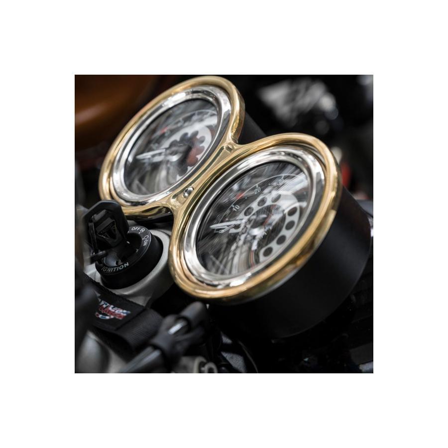 Motone(モートーン) メーターカバー SPEED CUFF ブラス T100/T120
