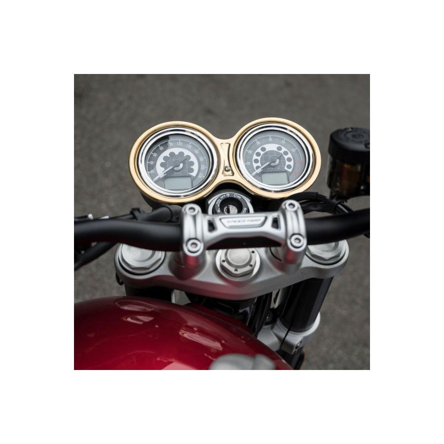 トライアンフ　モートーン メーターカバー SPEED CUFF ブラス Motone(モートーン) メーターカバー SPEED CUFF ブラス T100/T120