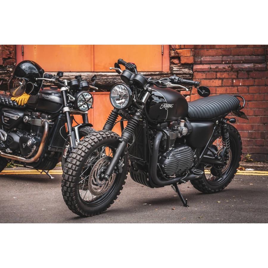 モートーン シート VIPER MK.II リブ ブラック T100/T120 SpeedTwin900