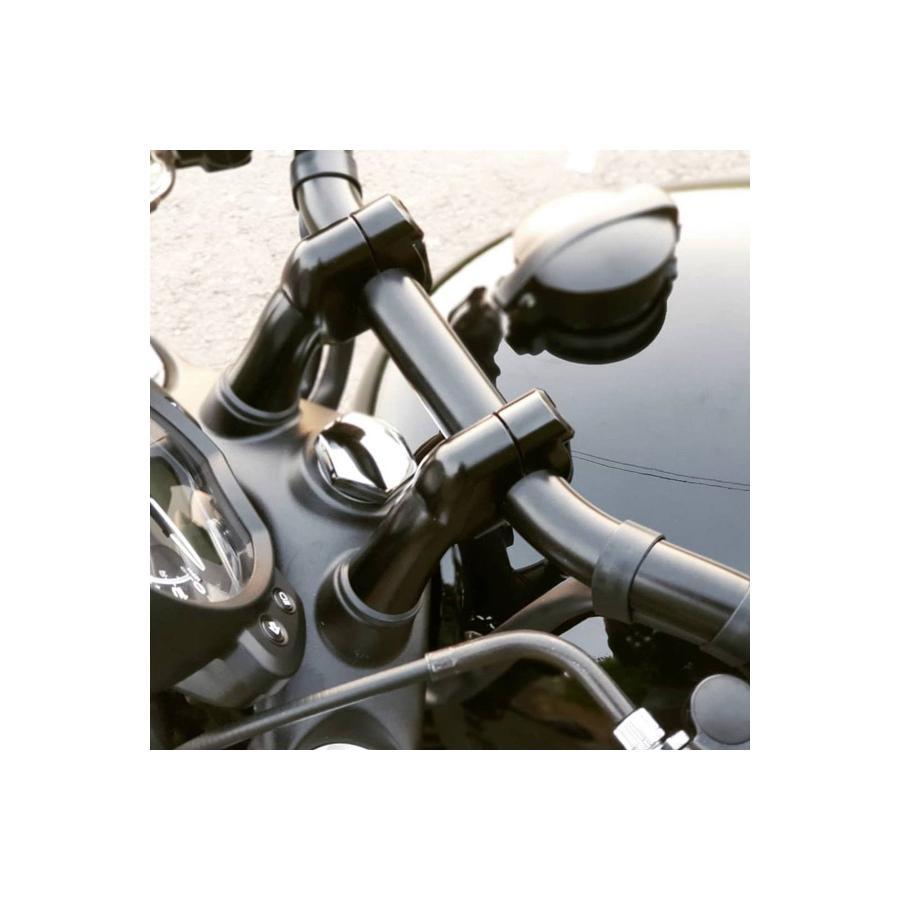 Motone(モートーン) ハンドルライザー 25.4mm ブラック T100/T120 Bobber Speedmaster MTE087-MTE069_2