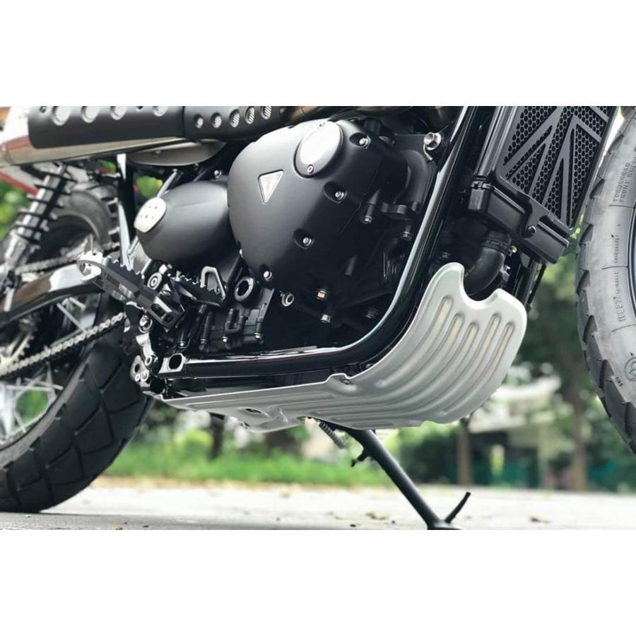 Motone(モートーン) アンダーガード DEFENDER アルミ シルバー T100