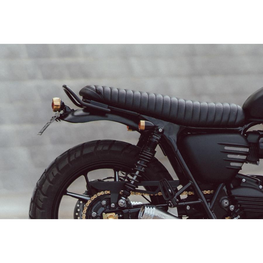 Motone(モートーン) リアフェンダー テールライト穴あり ブラック T100