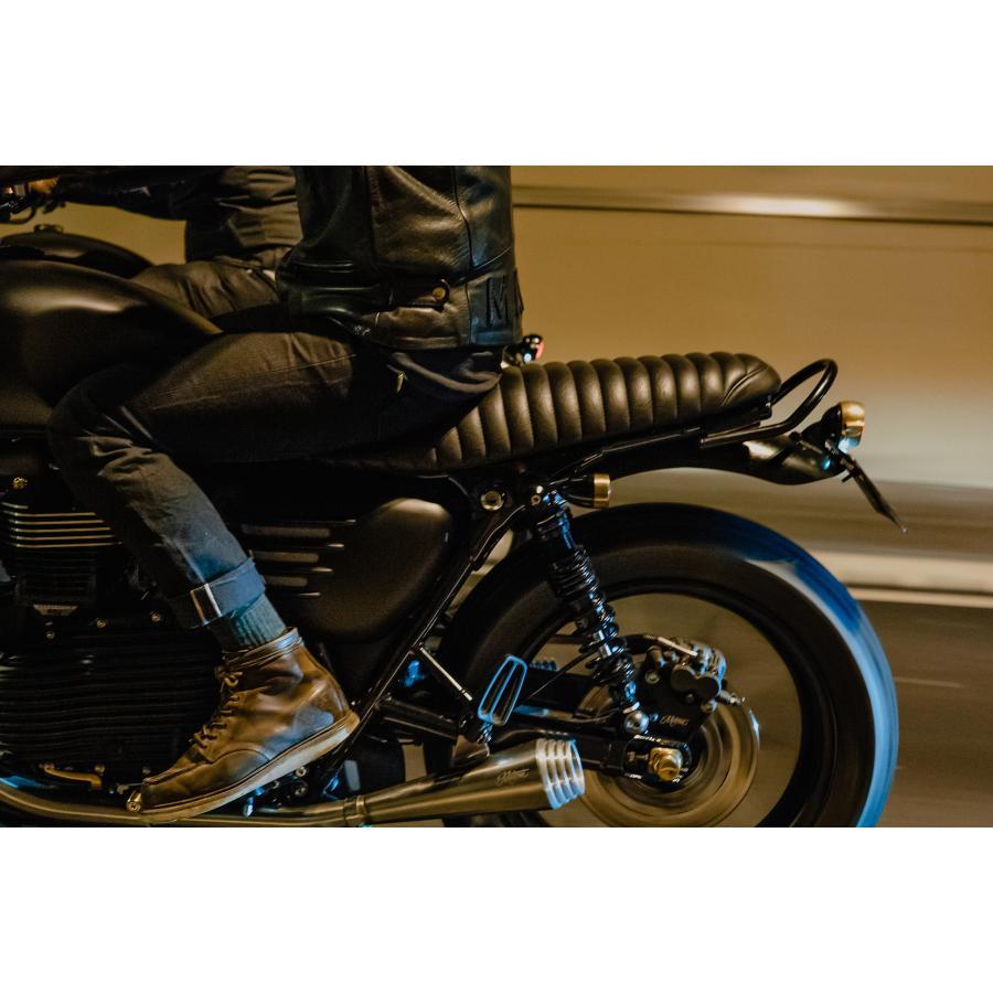 Motone(モートーン) リアフェンダー テールライト穴あり ブラック T100