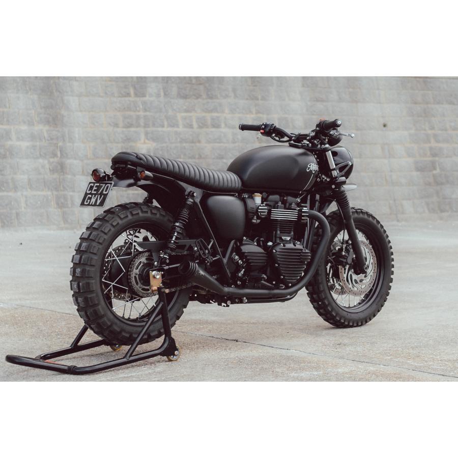 Motone(モートーン) リアフェンダー テールライト穴あり ブラック T100