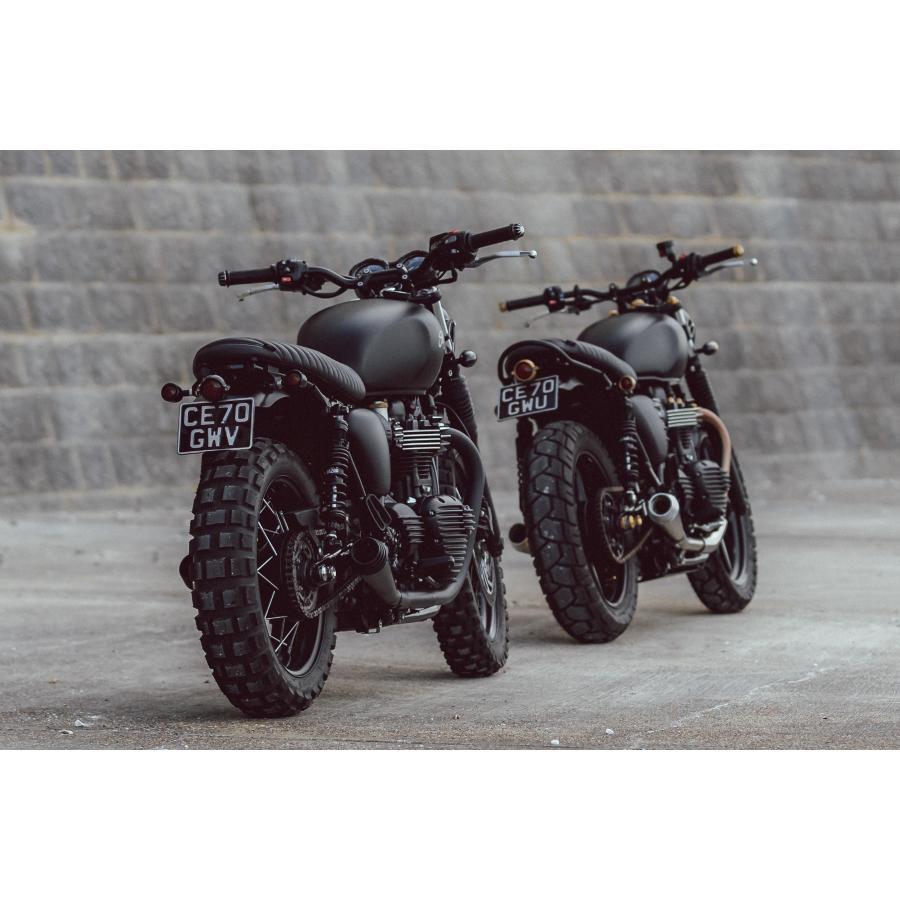 Motone(モートーン) リアフェンダー テールライト穴あり ブラック T100