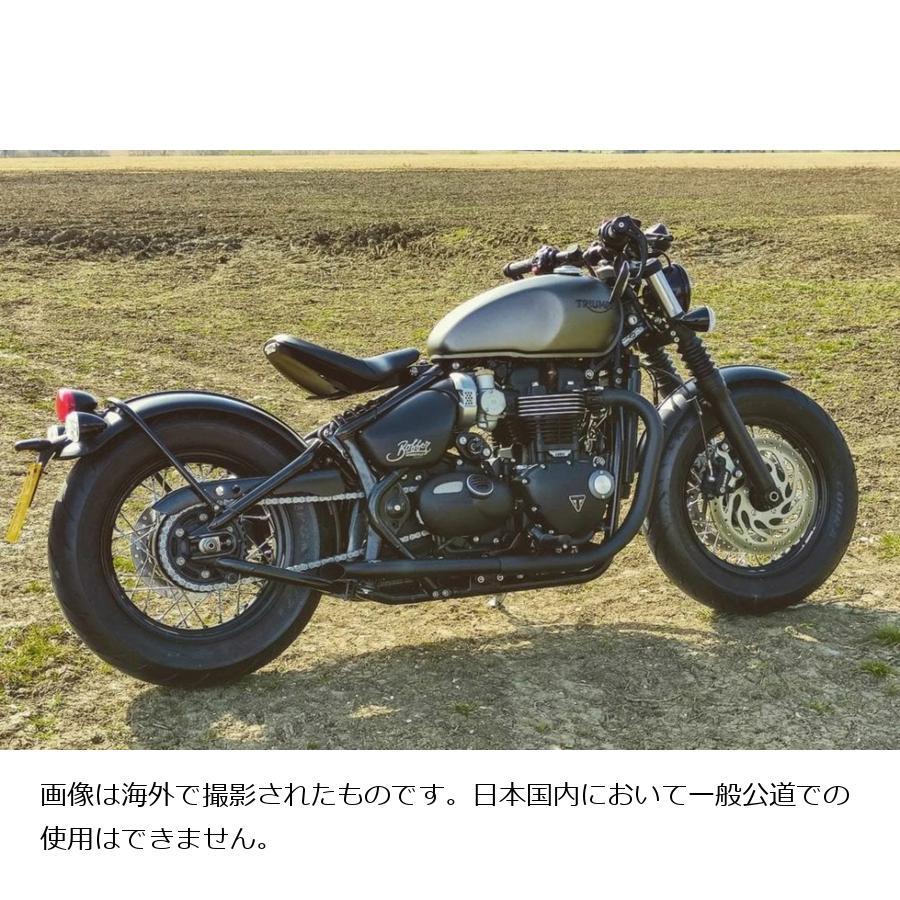Motone(モートーン) スラッシュカットマフラー BEDLAM ブラック 