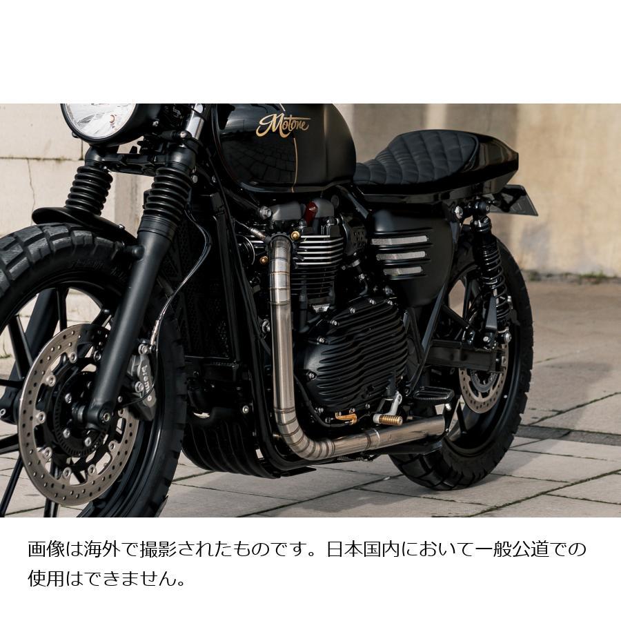 Motone(モートーン) フルエキゾーストマフラー NAUTILUS ステンレス Street Twin/Speed Twin 900 MTE194_2