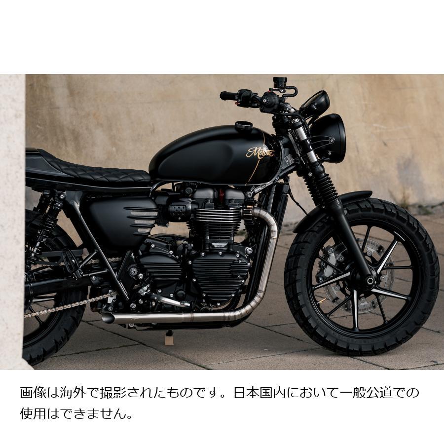 Motone(モートーン) フルエキゾーストマフラー NAUTILUS ステンレス Street Twin/Speed Twin 900 MTE194_3