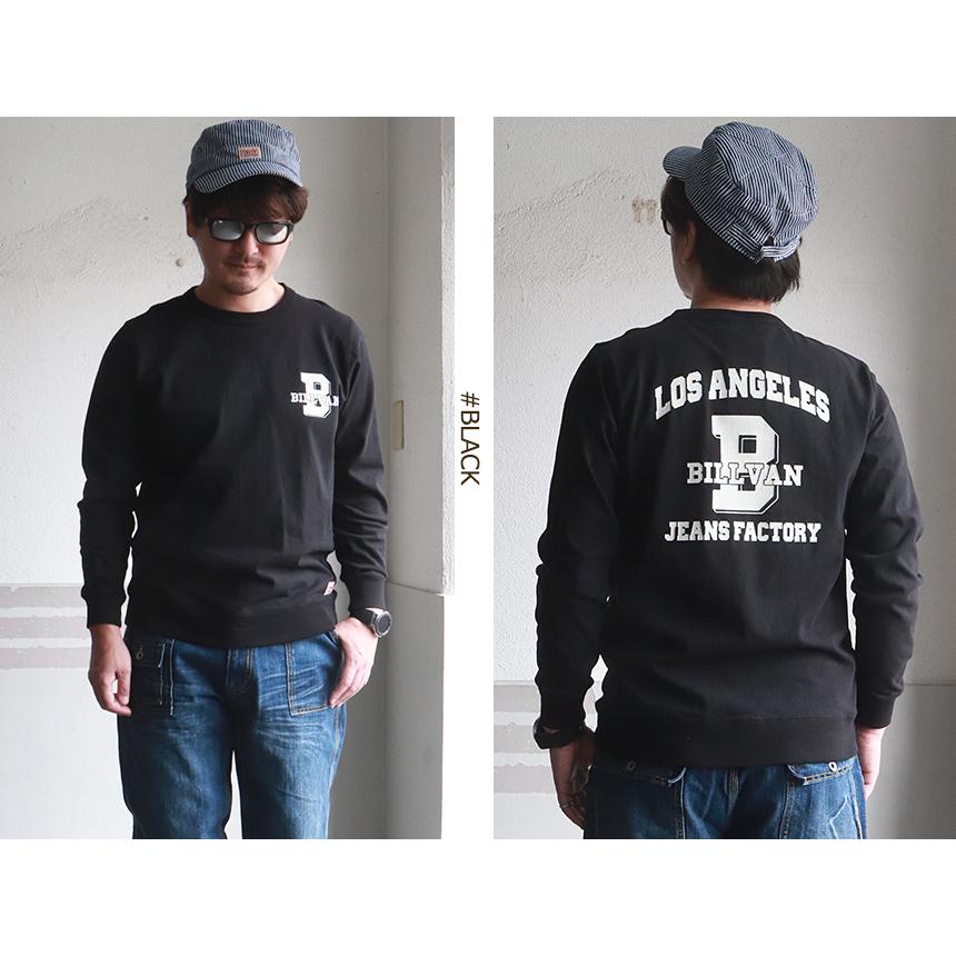 BILLVAN ビルバン L.A JEANS FACTORY ガゼット＆リブ付き ヘビーロングTシャツ 310346ls メンズ アメカジ｜rubbersoul｜03