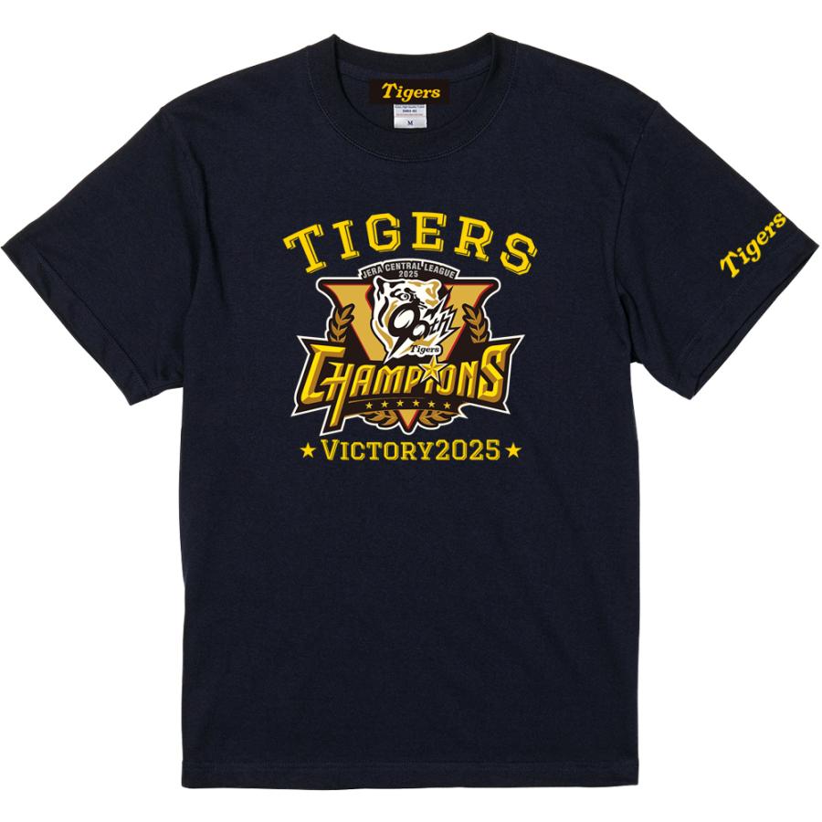 2025阪神タイガース・リーグ優勝記念 ロゴTシャツ【HTV-25001】球団
