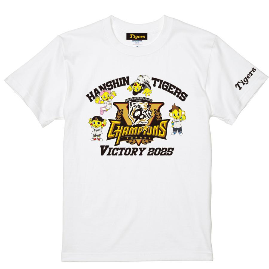 阪神タイガース　2025年　4選手　記念Tシャツ　全て未使用　XLサイズ 受注生産】2025 JERA セ・リーグ優勝記念選手名Tシャツ