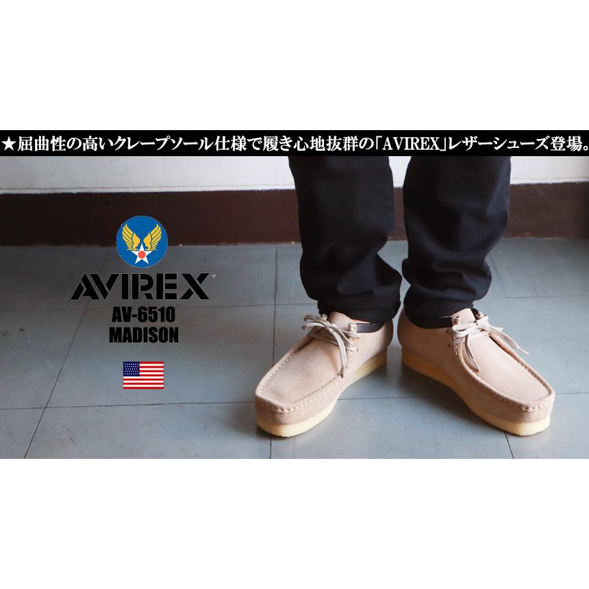 AVIREX（アヴィレックス） アビレックス レザーブーツ メンズ モカシン