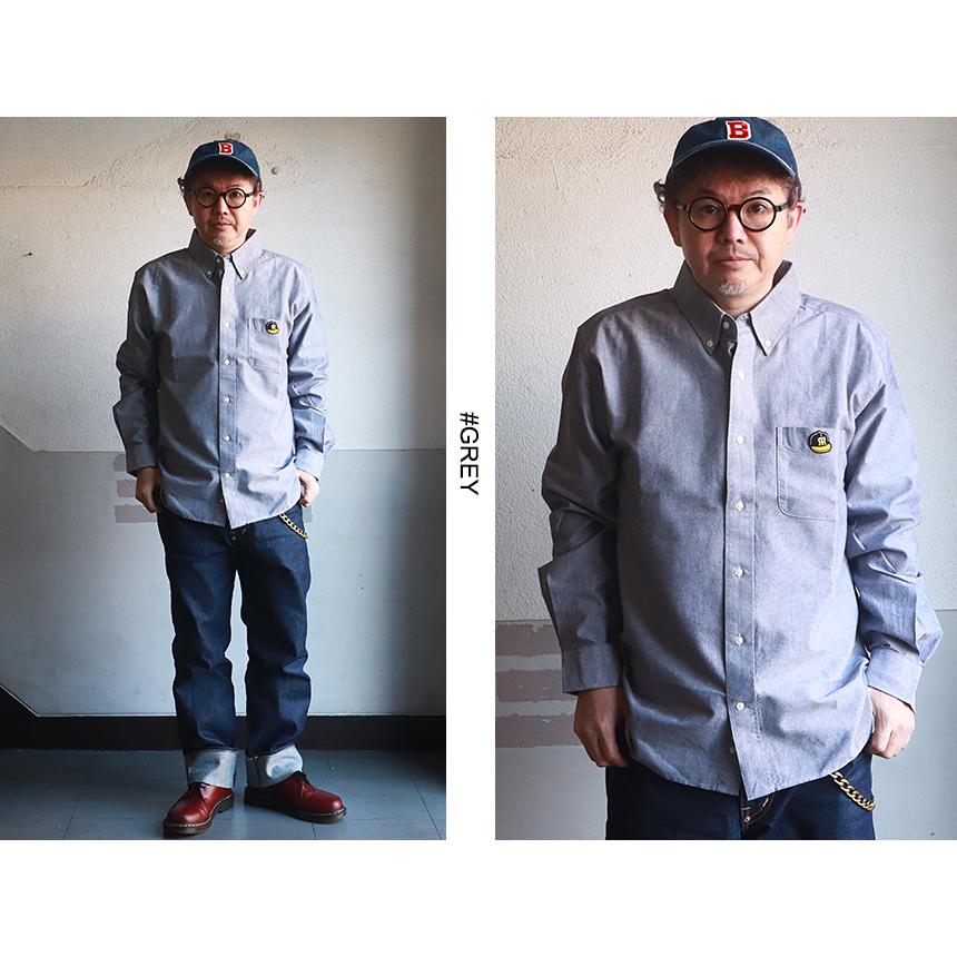 江坂ジーンズ 阪神タイガース 帽子ロゴ・オックスフォードBDシャツ