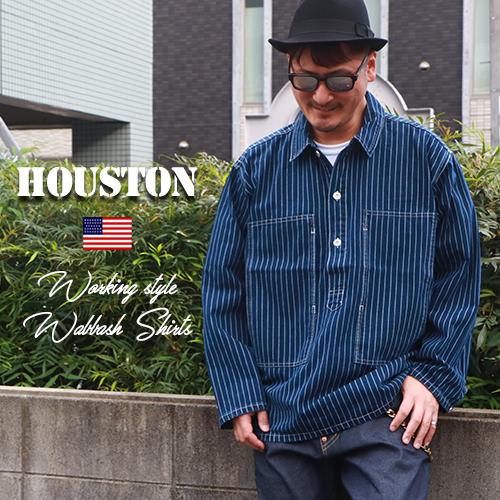 HOUSTON ウォバッシュ プルオーバー ワークシャツ アメカジ