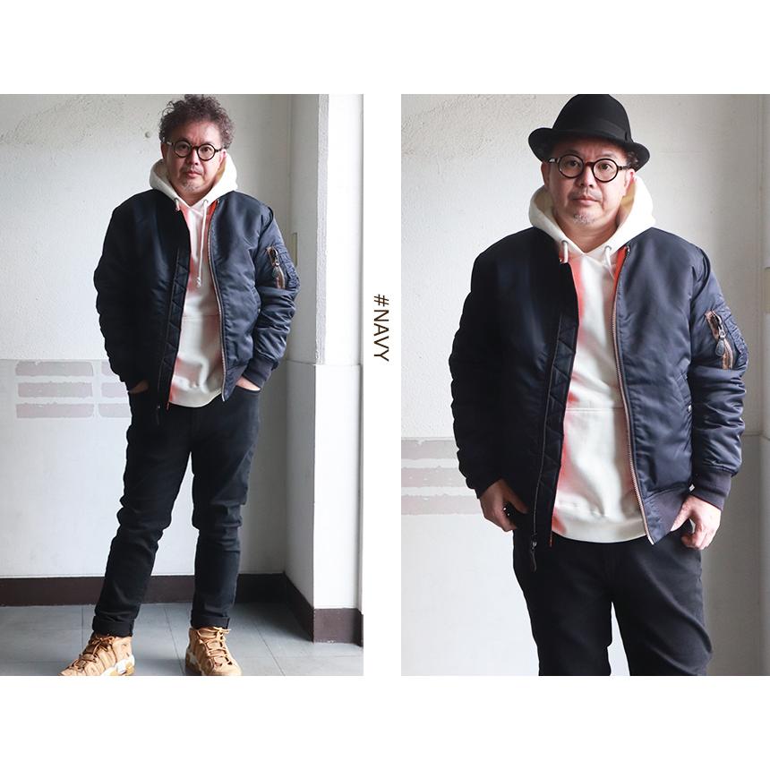 HOUSTON（ヒューストン） 本格派 MA-1 フライトジャケット ヘビー