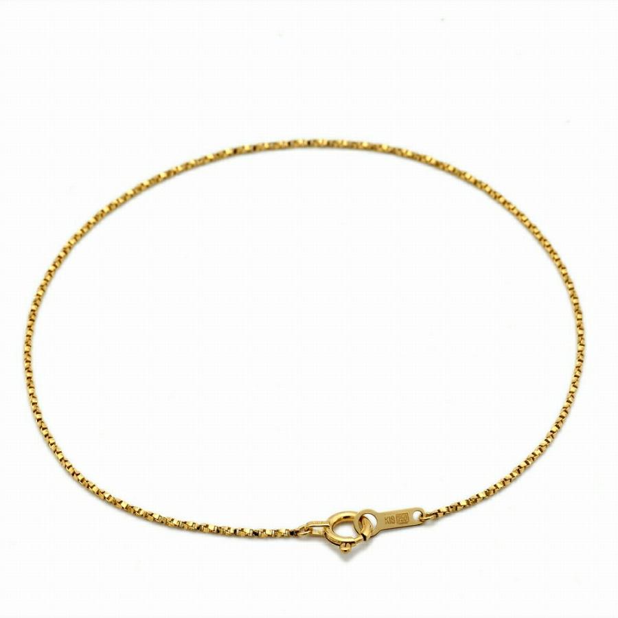 人気が高い ブレスレット チェーン 18金 イエローゴールド ベネチアンツイストチェーン 幅0 9mm 長さ19cm 鎖 K18yg 18k 貴金属 ジュエリー レディース メンズ 最安値に挑戦 Www Artech Mi It