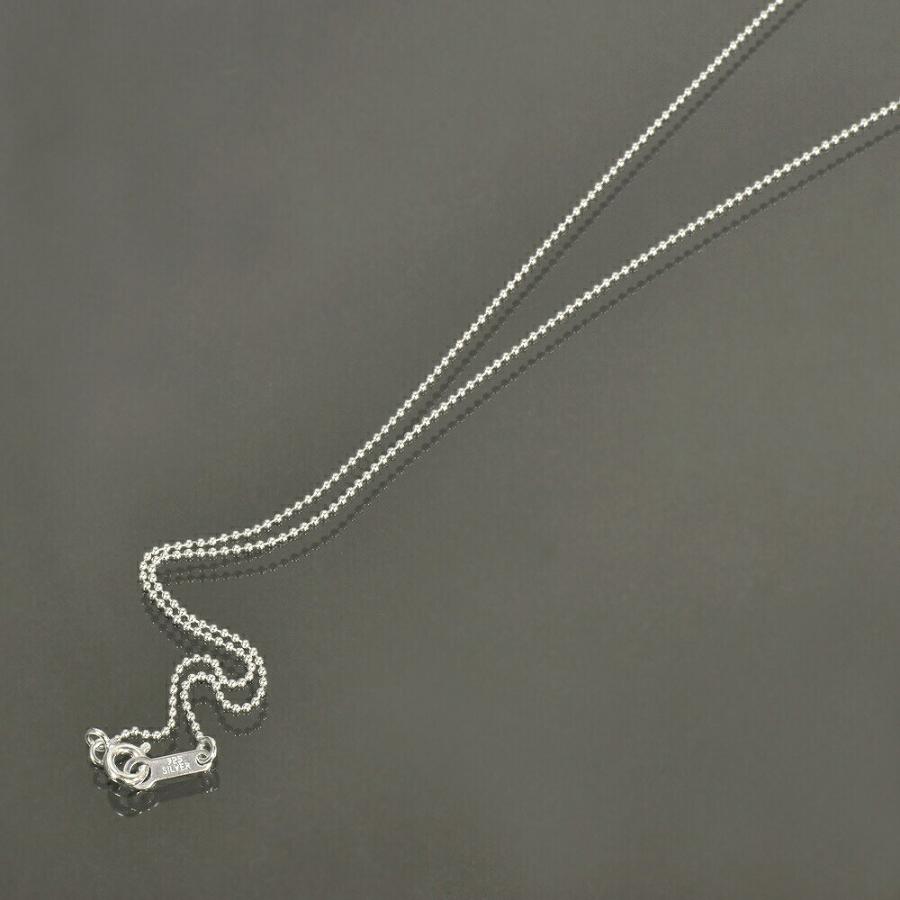 ネックレス チェーン シルバー925 ボールチェーン 幅1.0mm 長さ90cm