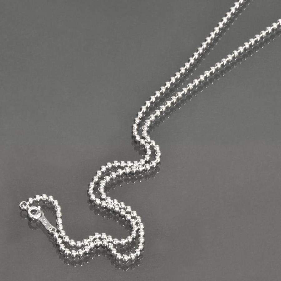 ネックレス チェーン シルバー925 ボールチェーン 幅2.5mm 長さ ネックレス チェーン シルバー925 ボールチェーン 幅2.5mm 長さ