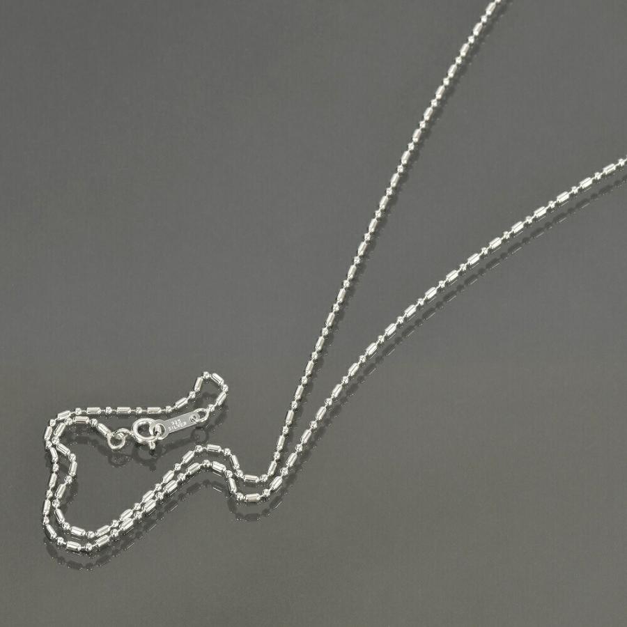 ネックレス チェーン シルバー925 変形ボールBRチェーン 幅1.5mm 長さ