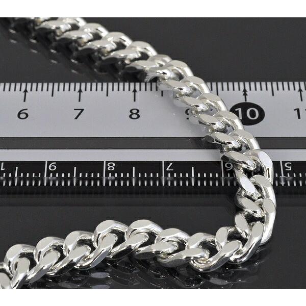 ビンテージ　喜平　2面カット　シルバー　チェーンネックレス　silver刻印 ネックレス チェーン シルバー925 2面カット喜平チェーン 幅1.7mm 長さ