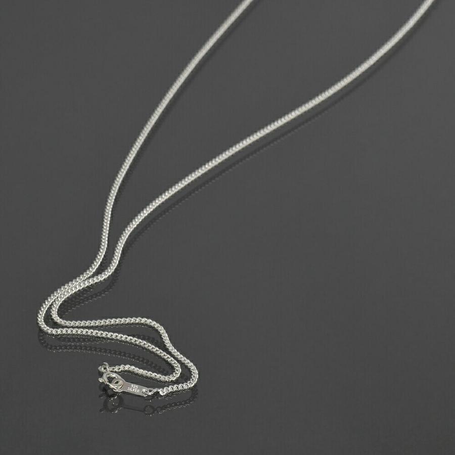 ネックレス チェーン シルバー925 2面カット喜平チェーン 幅1.7mm 長さ