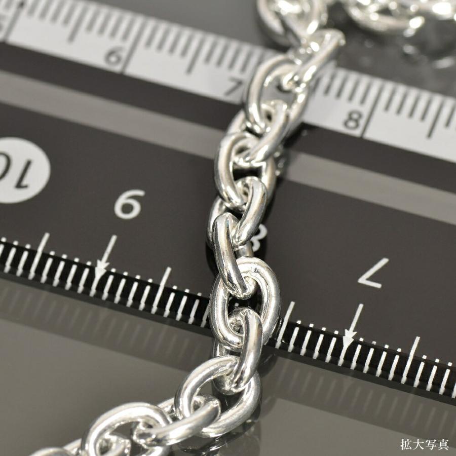 ネックレス チェーン シルバー925 小豆チェーン 幅5.3mm 長さ45cm｜鎖