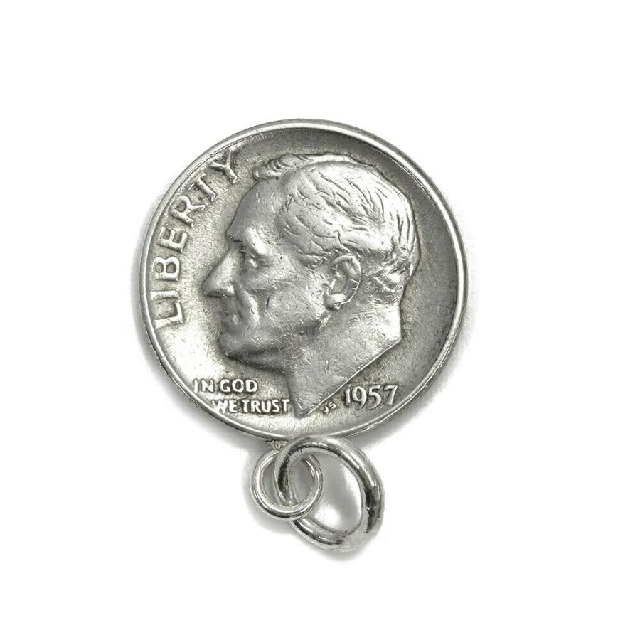 ペンダントトップ シルバー925 ルーズベルトダイム10セント硬貨