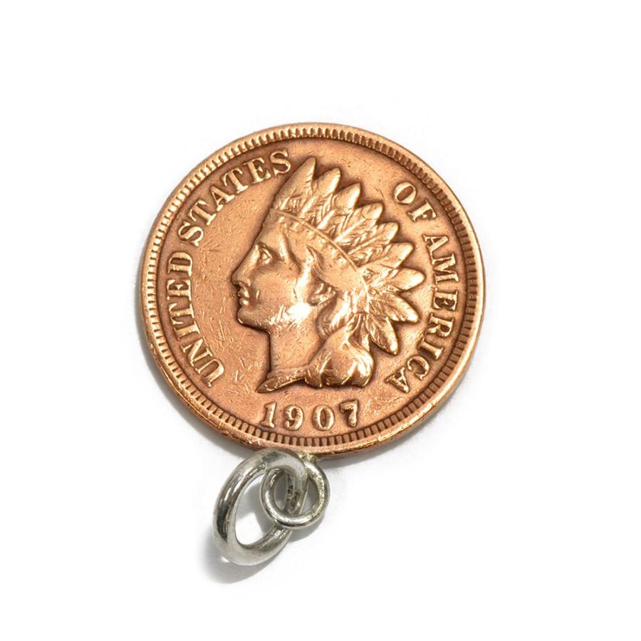 ペンダントトップ シルバー925 インディアンヘッドペニー1セント硬貨ペンダント 表面:ONECENT裏面:インディアン 1859年〜1909年  ヘッドのみ : ジュエリー&ネックレス RUBBY - 通販 - Yahoo!ショッピング