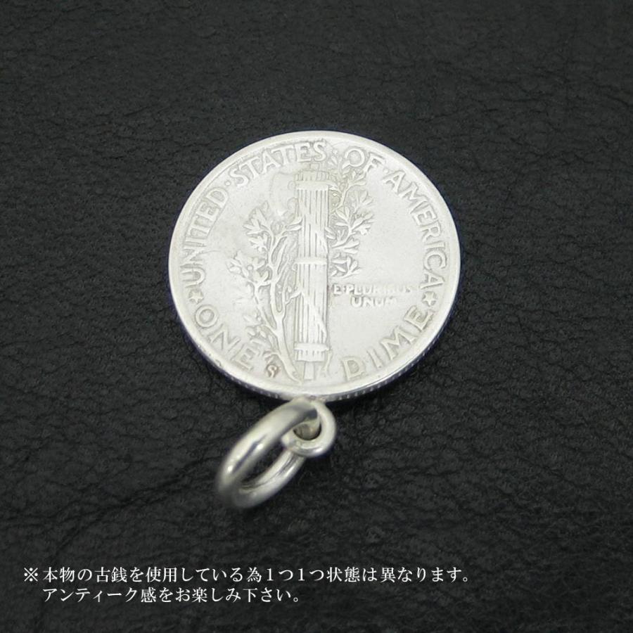 ペンダントトップ シルバー925 マーキュリーダイム10セント硬貨
