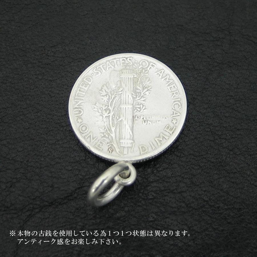 ペンダントトップ シルバー925 マーキュリーダイム10セント硬貨