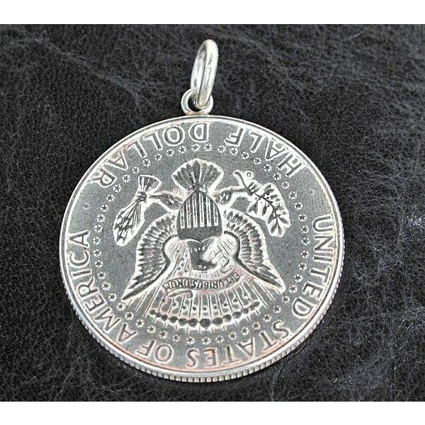 ペンダントトップ シルバー925 ケネディー50セント硬貨ペンダント 表面