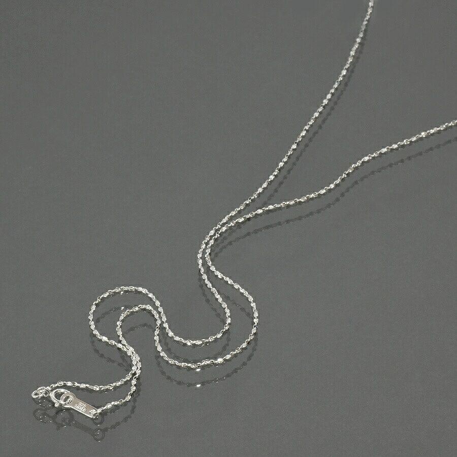ネックレス チェーン シルバー925 S字ツイストチェーン 幅1.0mm 長さ 