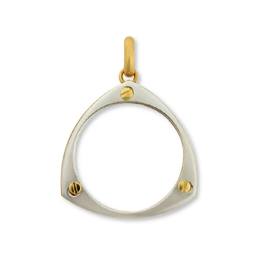 1個売り】 コイン空枠パーツ 18金 ゴールド PT900 プラチナ コンビ メイプルリーフ金貨1/10オンス専用 ペンダントトップ枠 ビス止め式 :  ジュエリー&ネックレス RUBBY - 通販 - Yahoo!ショッピング