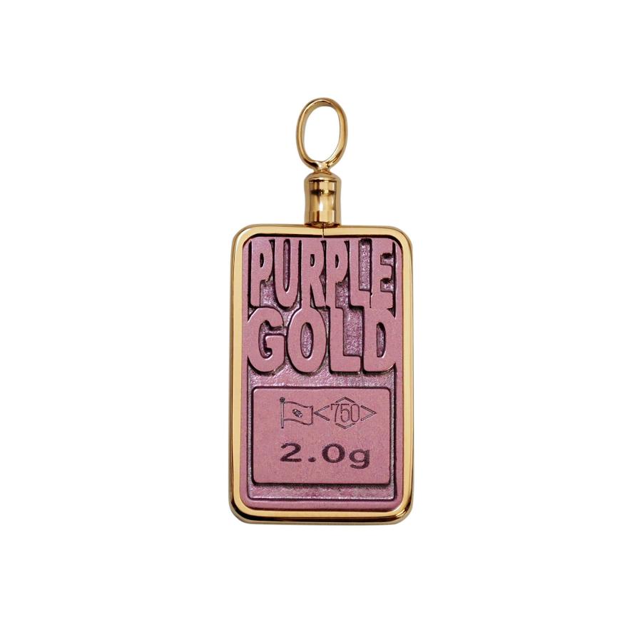 【未使用】ペンダントトップ ペンダントヘッド 18K スター ゴールド パープル ペンダントトップ 18金 ☆新素材！ 紫色の18金☆ パープルゴールドを